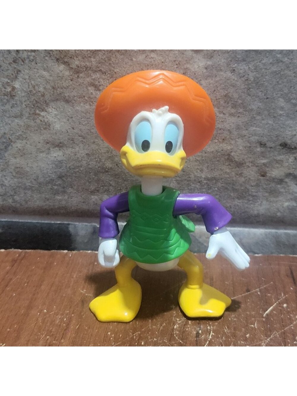 McDonalds Disney EPCOT Center Donald Duck Figure 1993 Three Caballeros